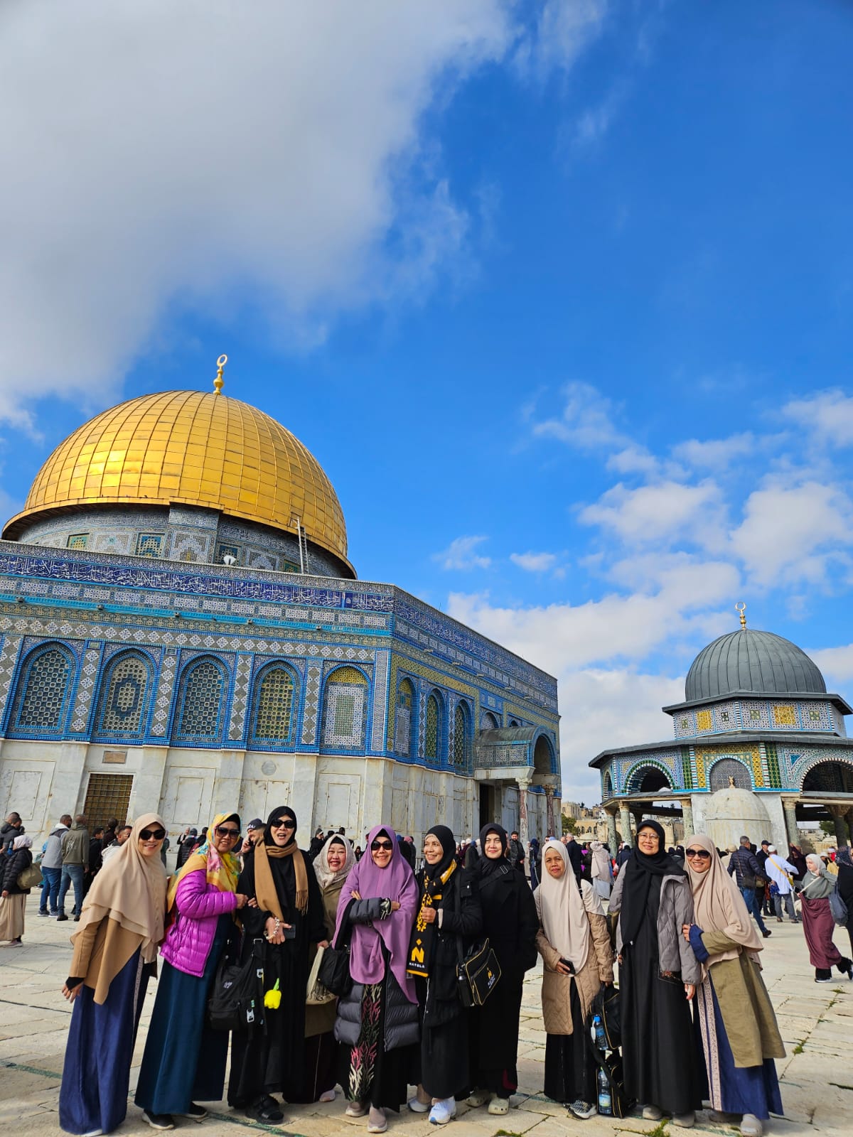 Suasana kompleks Masjidil Aqsha
