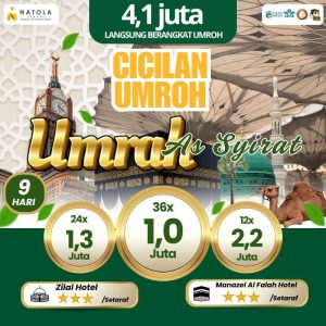 Paket Cicilan Umroh - As Syirat 9 Hari