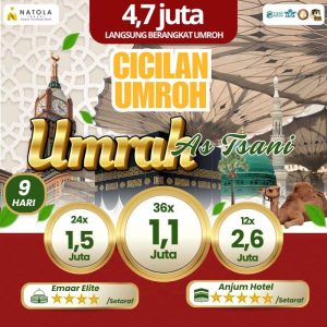 Paket-Cicilan Umroh - At Tsani 9 Hari